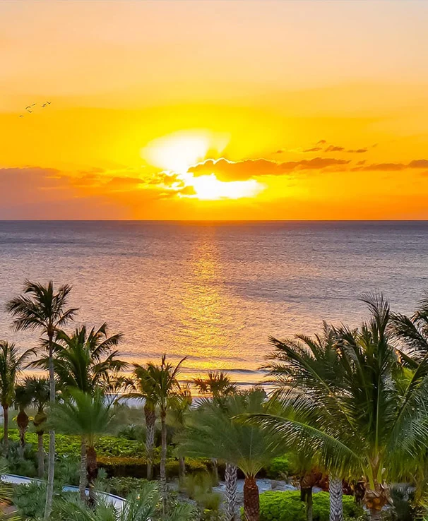 Naples high-rise sunrise view